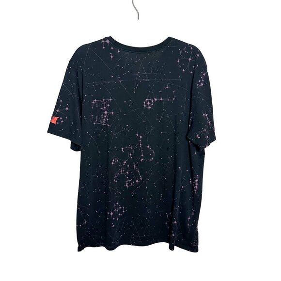 Nike Dri-Fit Lebron James Tee Athletic Cut Constellation Leo the Lion Black XL - Picture 2 of 6